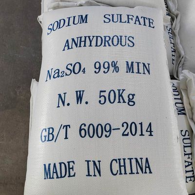 Poudre anhydre de sulfate de sodium Na2SO4 pour l'industrie de teinture