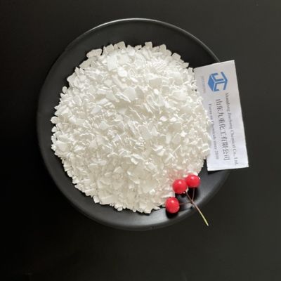 flocon blanc de dihydrate du produit chimique 74% Min CaCl 2 de chlorure de calcium 25kg/1000kg