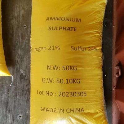 Chimique de pureté blanche granulaire NH42SO4 sulfate d'ammonium pour engrais ou additif